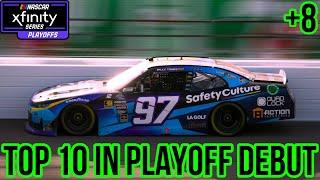 Shane van Gisbergen finishes 8th at Kansas in Xfinity Series Playoff opener, +8 points above cutoff