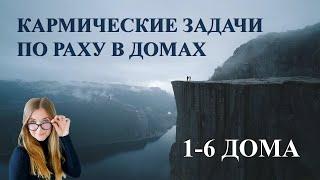 Кармические задачи по Раху в домах. 1-6 дома.