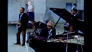 Thelonious Monk Quartet, at the University Aula, Oslo, Norway,  April 15th, 1966 (Colorized)