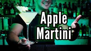  Cocktail Apple Martini #short  INCREIBLE garnish!