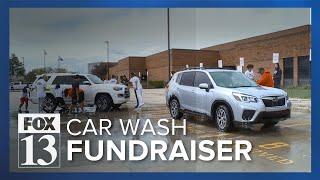 West Jordan High community holds car wash to support students injured in car crash