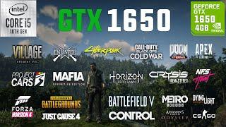 GTX 1650 4GB Test in 25 Games in 2021