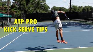 Kick Serve Tips with ATP #259 Hady Habib