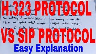 H.323 vs SIP Protocol|Difference between H.323 and SIP Protocol|Difference between SIP and H323