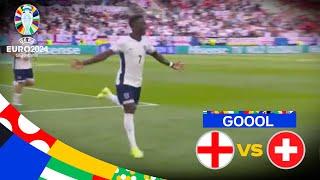 ¡SAKA empata de inmediato y con GOLAZO! - Inglaterra vs Suiza | UEFA EURO 2024 - 4tos | TUDN