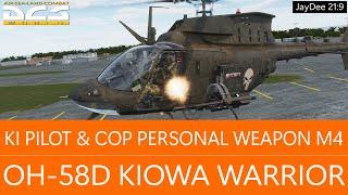 OH-58D Kiowa Warrior | KI Pilot | Co-Pilot Personal Weapon M4  DCS World Deutsch