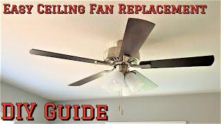 How to Replace a Ceiling Fan - DIY Step by Step Guide