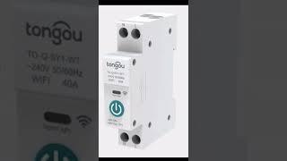WIFI Smart Circuit Breaker energy meter 1P 63A DIN Rail for Smart Home wireless Remote Control Smart