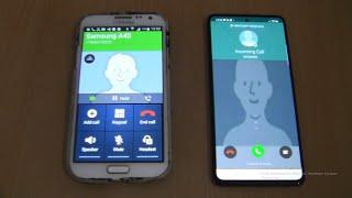 WhatsApp Old version Fake on Samsung Galaxy A51 incoming call via Fake call+Incominh call Note 2