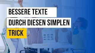 Bessere Werbetexte durch simplen Trick