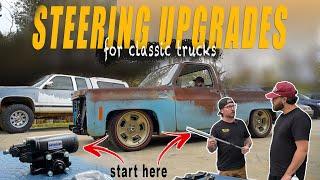 BEST BANG-FOR-YOUR-BUCK STEERING UPGRADES for your CLASSIC TRUCK | level 7 motorsports