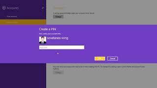 How to add PIN number on window?របៀបដាក់លេខ PINនៅលើកុំពព្យូទ័រ?