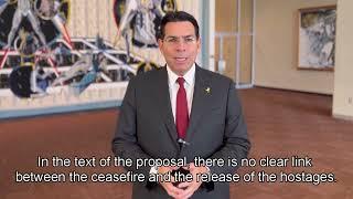 Any ceasefire proposal that doesn't include the release of the hostages is "not acceptable to us."