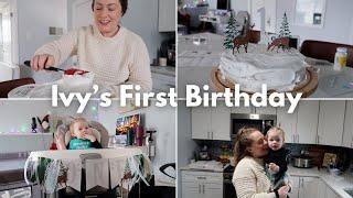 First Birthday Party Vlog // Party Prep, Smash Cake, Time With Family, Gifts for a One Year Old