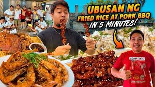 UBUSAN ng "Fried Rice, Pork Barbeque at Seafood!" in "RECORD BREAKING 5 MINUTES!"