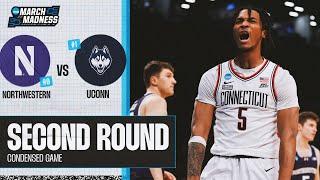 UConn vs. Northwestern - Second Round NCAA tournament extended highlights