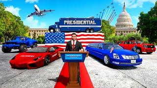 Collecting THE PRESIDENT'S CARS in GTA 5!