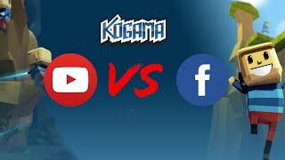 Kogama Youtube vs facebook