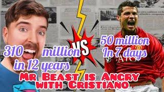 Cristiano Vs Mr Beast|| When will Cristiano overtake Mr Beast??