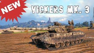 World of Tanks Vickers MBT Mk. 3 - NEW TANK !