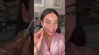 How To: Apply False Lashes  *quick & easy* #makeup #howto #drugstoremakeup #shorts