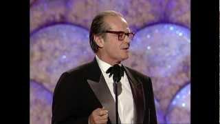 Jack Nicholson Receives Cecil B Demille Award - Golden Globes 1999