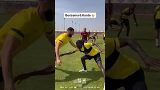 Karim Benzema and Kante together at Al Ittihad  #benzema #kante #alittihad #footballshorts