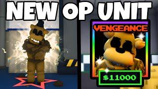 NEW GREAT ESCAPE FREDDY UNIT IS CRAZY OP! - Roblox Five Nights TD (FNTD)