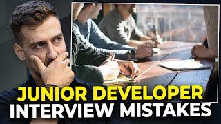 Junior Developer Interview Mistakes (Avoid THESE To Get A Job)