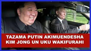 TAZAMA RAIS PUTIN AKIMUENDESHA RAIS KIM KWENYE GARI LA KIFAHARI