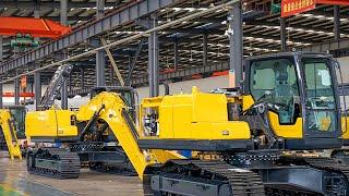 China's biggest excavator factory  (Production of XCMG construction equipment)