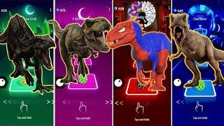  Indoraptor vs Jurassic World vs T-Rex Spider Man vs The Good Dinosaur | Coffin Dance 🪩