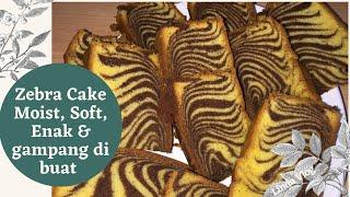 Resep Zebra Cake || Enak, Moist & Lembut || Untung klu di jual