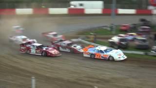 IMCA Late Model Heats Dubuque Speedway 7/30/17