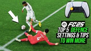 Top 5 Defence Settings & Tips You Need To CHANGE Post Patch To INSTANTLY IMPROVE YOUR DEFENCE  FC 25