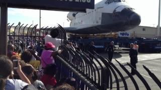 Space Shuttle Endeavour on Crenshaw Boulevard