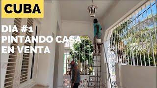 Empezamos a pintar nuestra casa en cuba / Cuanto dinero necesitas para pintar /Asi vivo en cuba