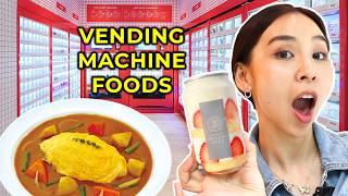 I Tried Unique Vending Machine Foods 