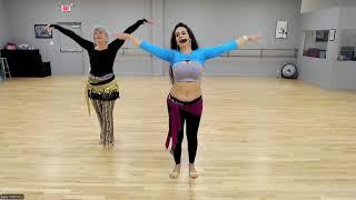 Tutorial: Shimmies, Figure 8's & Hip Drops - Belly Dancing with Miss P & Val!  #bellydance