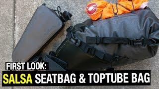 Salsa EXP Series Bikepacking Seatbag and Top Tube Bag