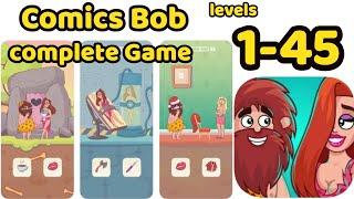 Comics Bob Game All Levels 1-45 Gameplay Walkthrough Review | (IOS - Android)