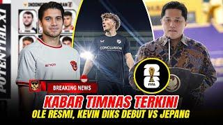 Timnas Indonesia. Resmi! Ole Romeny Merapat, Kevin Diks Debut Lawan Jepang