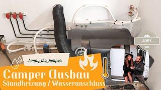 CAMPER-VAN-AUSBAU | Truma-Standheizung & Wasseranschluss #15 | Jumpy_the_Jumper