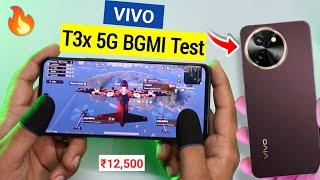 VIVO T3x 5g Gaming Review | Full Gaming Test BGMI - GYRO : FPS more.