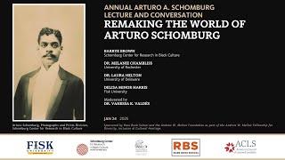 Annual Arturo A. Schomburg Lecture and Conversation