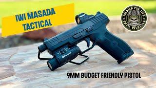 IWI Masada Tactical.  #tacticalfirearms #firearmreview #pistolreview