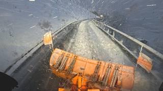 ️Schneeräumung️Winterdienst in den Tiroler Bergen mit Unimog U400