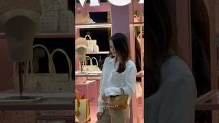 Perfect model  REBECCA X MCM OPENING STORE #MCMSS25SoftPinkxBecky #Beckysangels #ANGELS