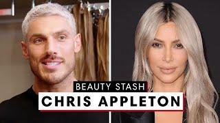 Chris Appleton Shows Off Kim Kardashian West's Hair Collection | Beauty Stash