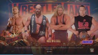 WWE 2K24 Austin '01 VS Triple H '08, Show '00 Alt., Nash Req. Fatal 4-Way Hell In A Cell Match